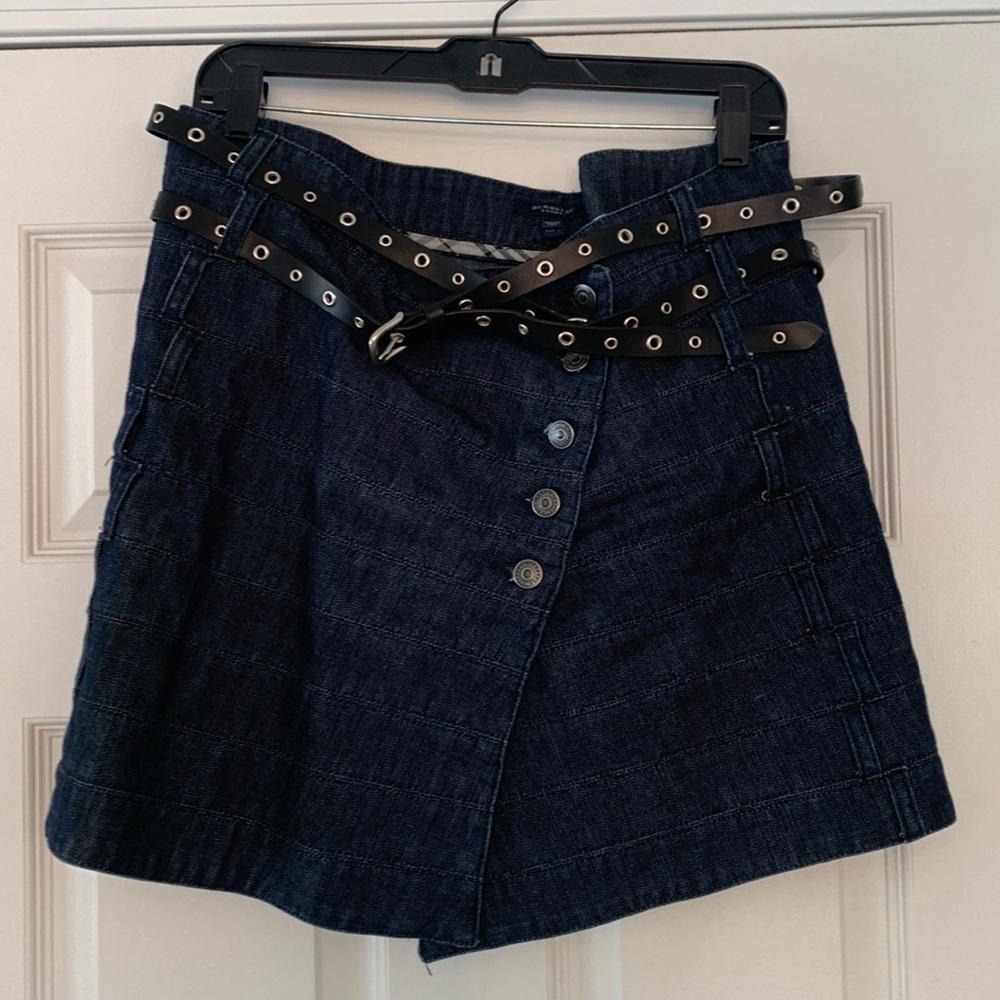 Burberry London denim cotton vintage skirt